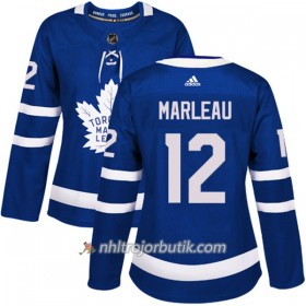 Dame Ishockey Toronto Maple Leafs Tröja Patrick Marleau 12 Adidas 2017-2018 Blå Authentic
